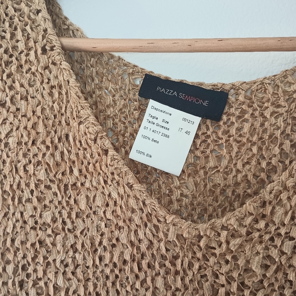 silk ribbon sheath dress Piazza Sempione - Picture 3 of 7